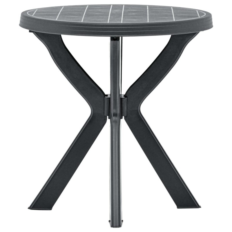 Table de bistro Anthracite Ø70 cm Plastique 