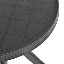 Table de bistro Anthracite Ø70 cm Plastique 