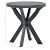 Table de bistro Anthracite Ø70 cm Plastique 