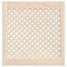 Portes d'armoires en treillis 2 pcs 59,5x61,5 cm pin massif 