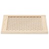 Portes d'armoires en treillis 2 pcs 59,5x61,5 cm pin massif 