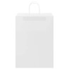Sacs en papier 250 pcs avec poignées blanc 32x17x44 cm 