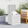 Coffre de Rangement Jardin Blanc 55x53x57 cm PP 