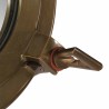 Miroir en forme de hublot mural Ø38 cm aluminium et verre 