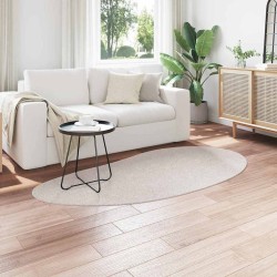 Tapis Couleur sable 100 x 200 cm Polyester 