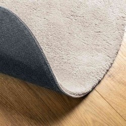 Tapis Couleur sable 100 x 200 cm Polyester 