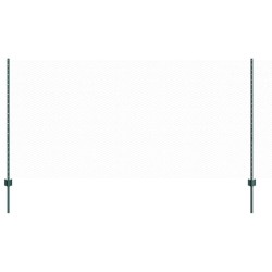 Pieux de Clôture 5 pcs U-Channel Green 120 cm Acier 