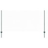 Pieux de Clôture 5 pcs U-Channel Green 120 cm Acier 