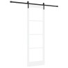 Porte coulissante avec quincaillerie 'ORKDAL'Blanche 78x232 cm 