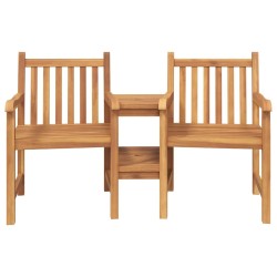Chaises de Jardin Marron 152 x 63 x 89 cm Bois de teck solide 