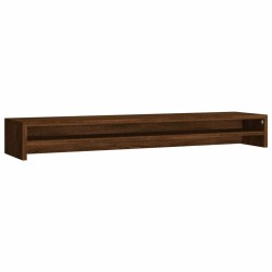 Support de moniteur Chêne marron 100x24x13 cm Bois d'ingénierie 