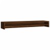 Support de moniteur Chêne marron 100x24x13 cm Bois d'ingénierie 