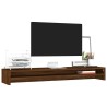 Support de moniteur Chêne marron 100x24x13 cm Bois d'ingénierie 