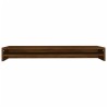Support de moniteur Chêne marron 100x24x13 cm Bois d'ingénierie 