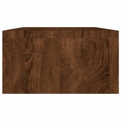 Support de moniteur Chêne marron 100x24x13 cm Bois d'ingénierie 
