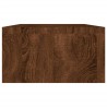 Support de moniteur Chêne marron 100x24x13 cm Bois d'ingénierie 
