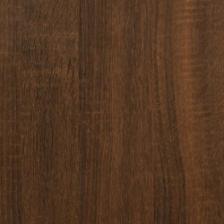 Support de moniteur Chêne marron 100x24x13 cm Bois d'ingénierie 