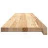 Marches d'escalier 4pcs non traité 110x30x2cm bois chêne massif 