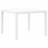 Ensemble de salle à manger de jardin 5 pcs Blanc 