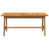 Table basse 90x45x40 cm en bois massif d'acacia 