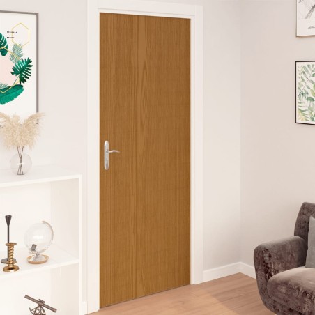 Films autoadhésifs pour portes 2 pcs Chêne clair 210x90 cm PVC 