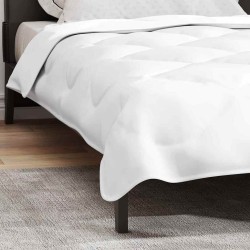 Couettes & Duvets Blanc 135 x 200 cm Microfibre 