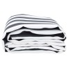 Tissu de remplacement de store anthracite et blanc 3 x 2 m 