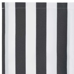 Tissu de remplacement de store anthracite et blanc 3 x 2 m 
