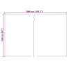 Tissu de remplacement de store anthracite et blanc 3 x 2 m 