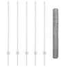Poteaux de clôture 10 pcs U-Channel 120 cm Acier galvanisé 