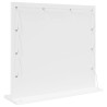 Miroir de maquillage avec éclairage LED Blanc 60x55x18 cm 