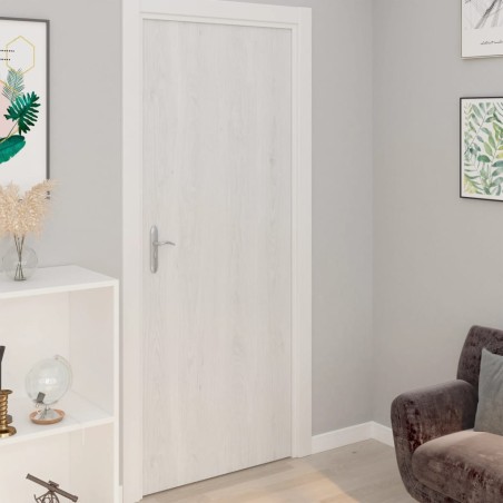 Films autoadhésifs pour portes 2 pcs Bois blanc 210x90 cm PVC 