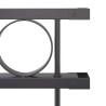 Panneau de clôture en acier gris 1,7x1,5 m 