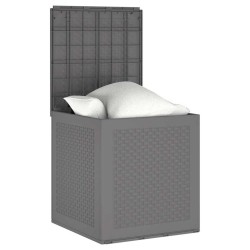 Boîte de rangement de jardin Gris clair 55x53x57 cm PP 