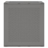 Boîte de rangement de jardin Gris clair 55x53x57 cm PP 