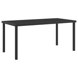 Ensemble salle à manger jardin 5 pièces avec coussins beige en poly rotin 