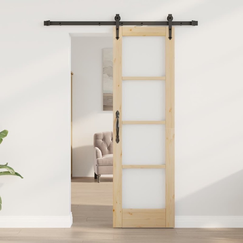 Porte coulissante avec le matériel 'ORKDAL'61x198,5 cm 