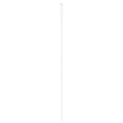 Ensemble de porte coulissante avec quincaillerie blanche 93x232 cm en bois massif de pin 