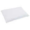 Oreillers 2 pcs Blanc 60 x 70 cm 130gsm 100% coton 