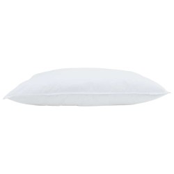 Oreillers 2 pcs Blanc 60 x 70 cm 130gsm 100% coton 