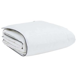 Couette avec oreiller 2 pcs Blanc 150 x 200 cm Bas 