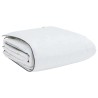 Couette avec oreiller 2 pcs Blanc 150 x 200 cm Bas 