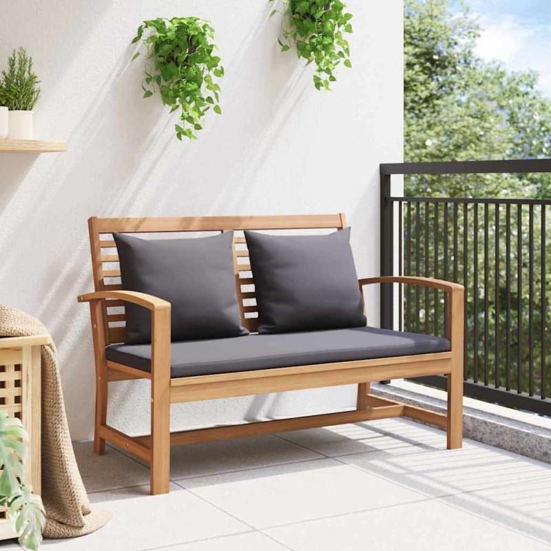 Ensemble de canapé de jardin 2 pcs Marron Bois de teck massif 