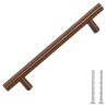 Poignées d'armoire 10 pcs bronze 128 mm acier inoxydable 