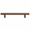 Poignées d'armoire 10 pcs bronze 128 mm acier inoxydable 