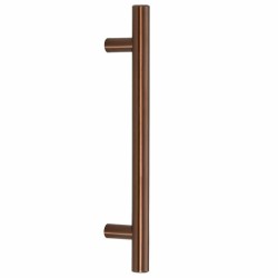 Poignées d'armoire 10 pcs bronze 128 mm acier inoxydable 