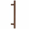 Poignées d'armoire 10 pcs bronze 128 mm acier inoxydable 