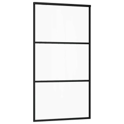 Porte coulissante et quincaillerie ESG verre et aluminium 