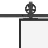 Porte coulissante et quincaillerie ESG verre et aluminium 