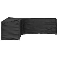 Housse de salon de jardin en forme de L 20 œillets 300x300x90cm 